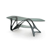 Arabesco CM 697 Coffee Table - Black/Smoked Glass