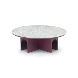 Arcolor 3974 Coffee Table - Bordeaux/Carrara