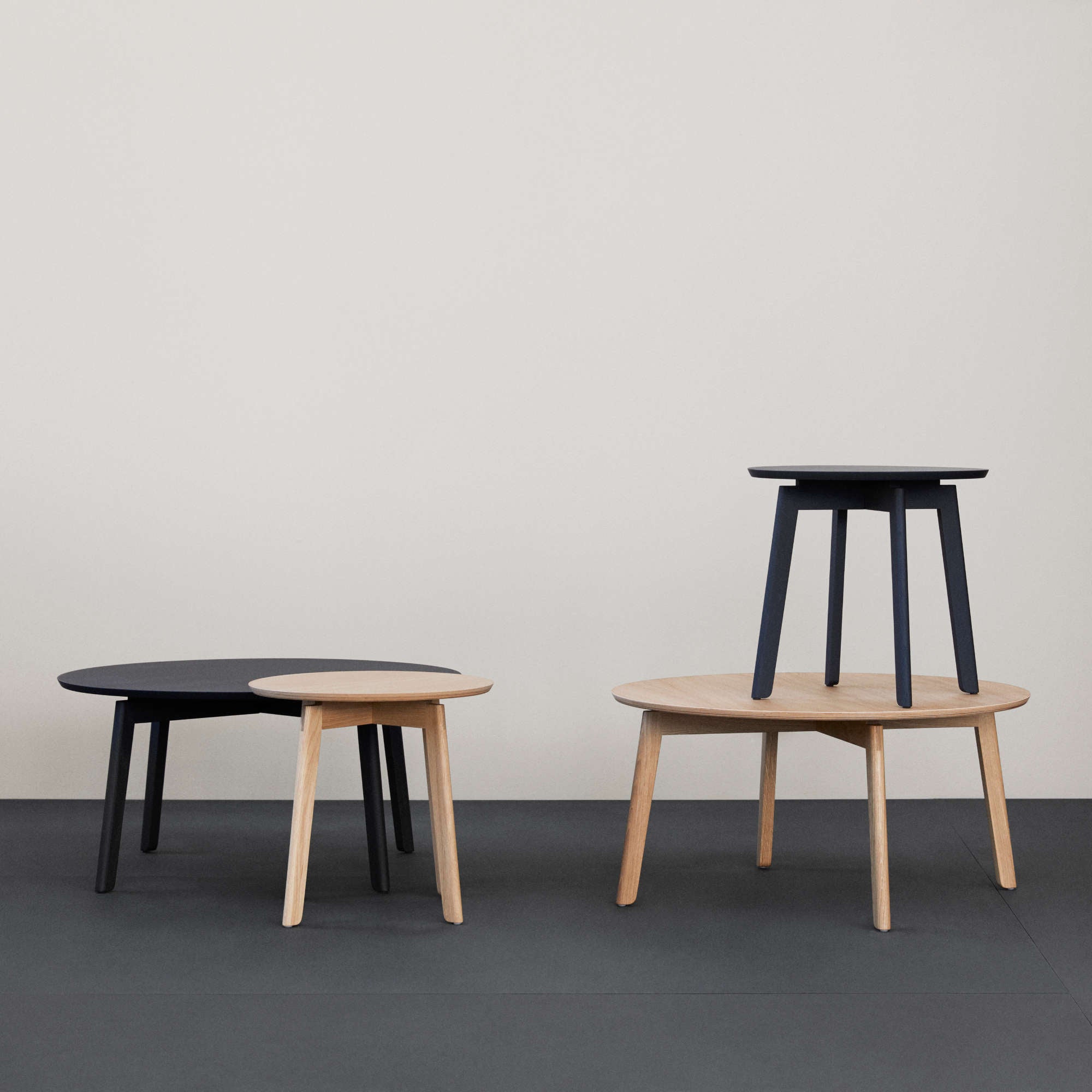 Area Side Table - Lacquered Oak-5