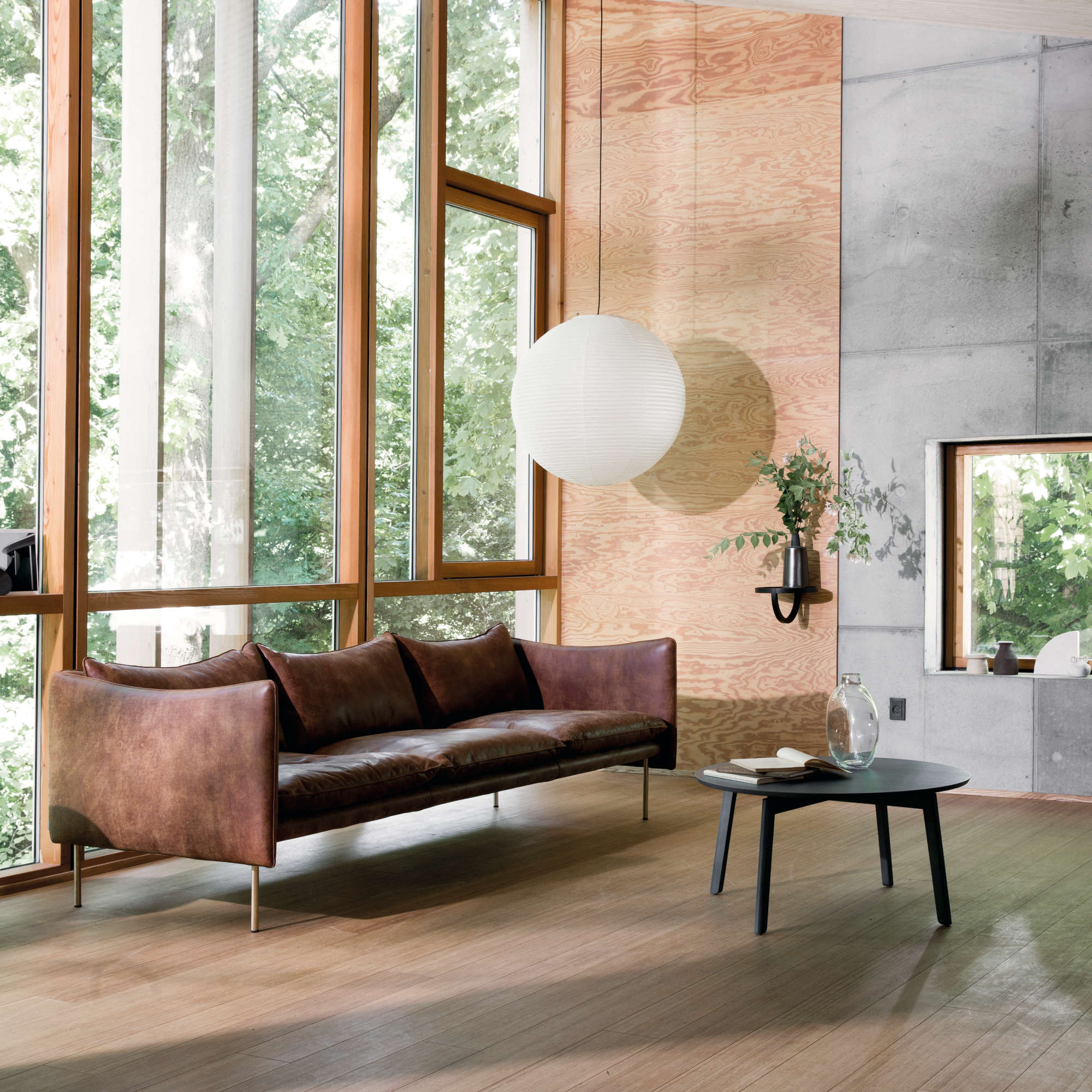 Area Side Table - Lacquered Oak-4