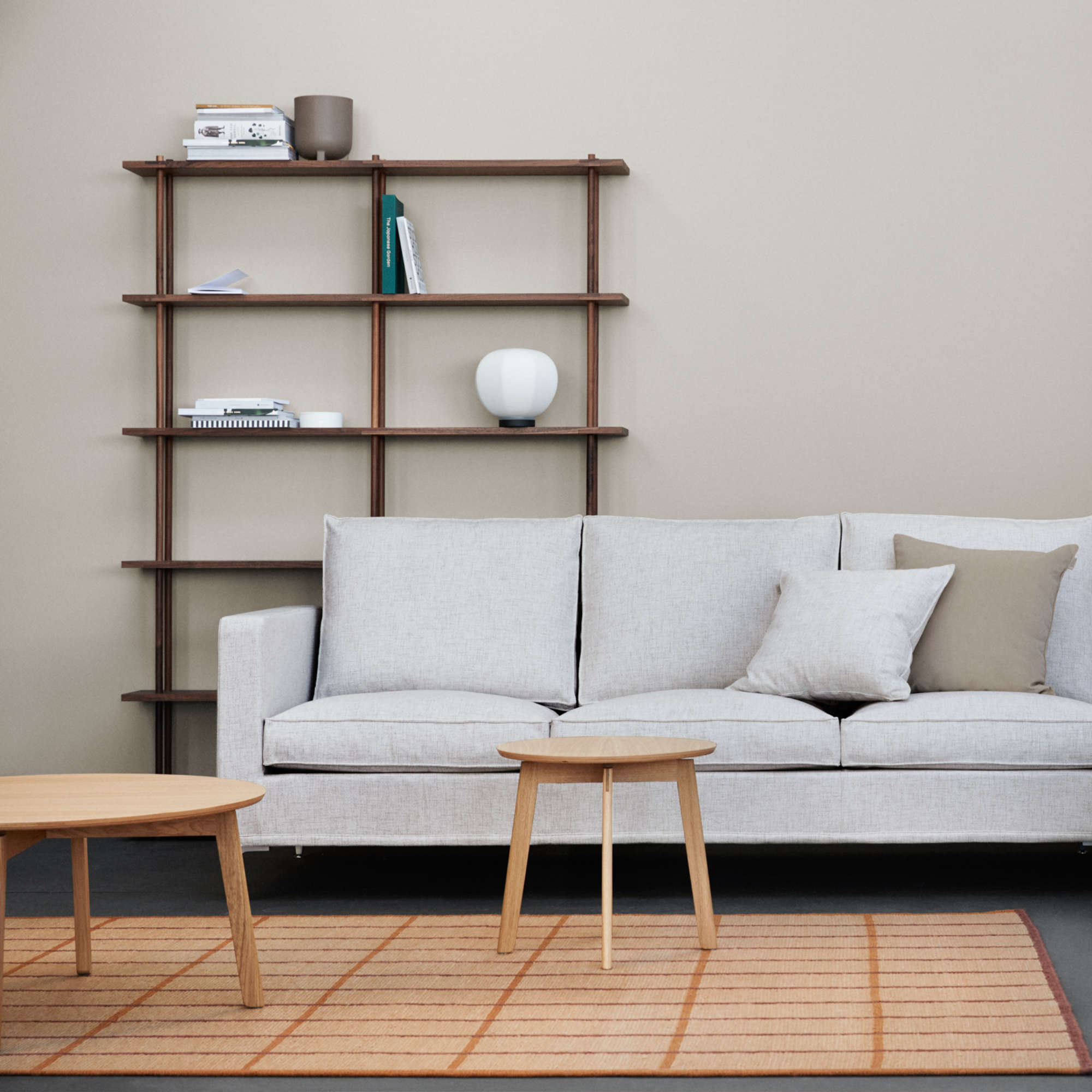 Area Side Table - White Stained Oak