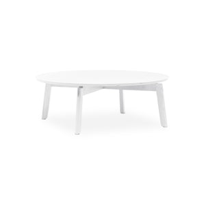 Area Low 80 Sofa Table - White Stained Ash