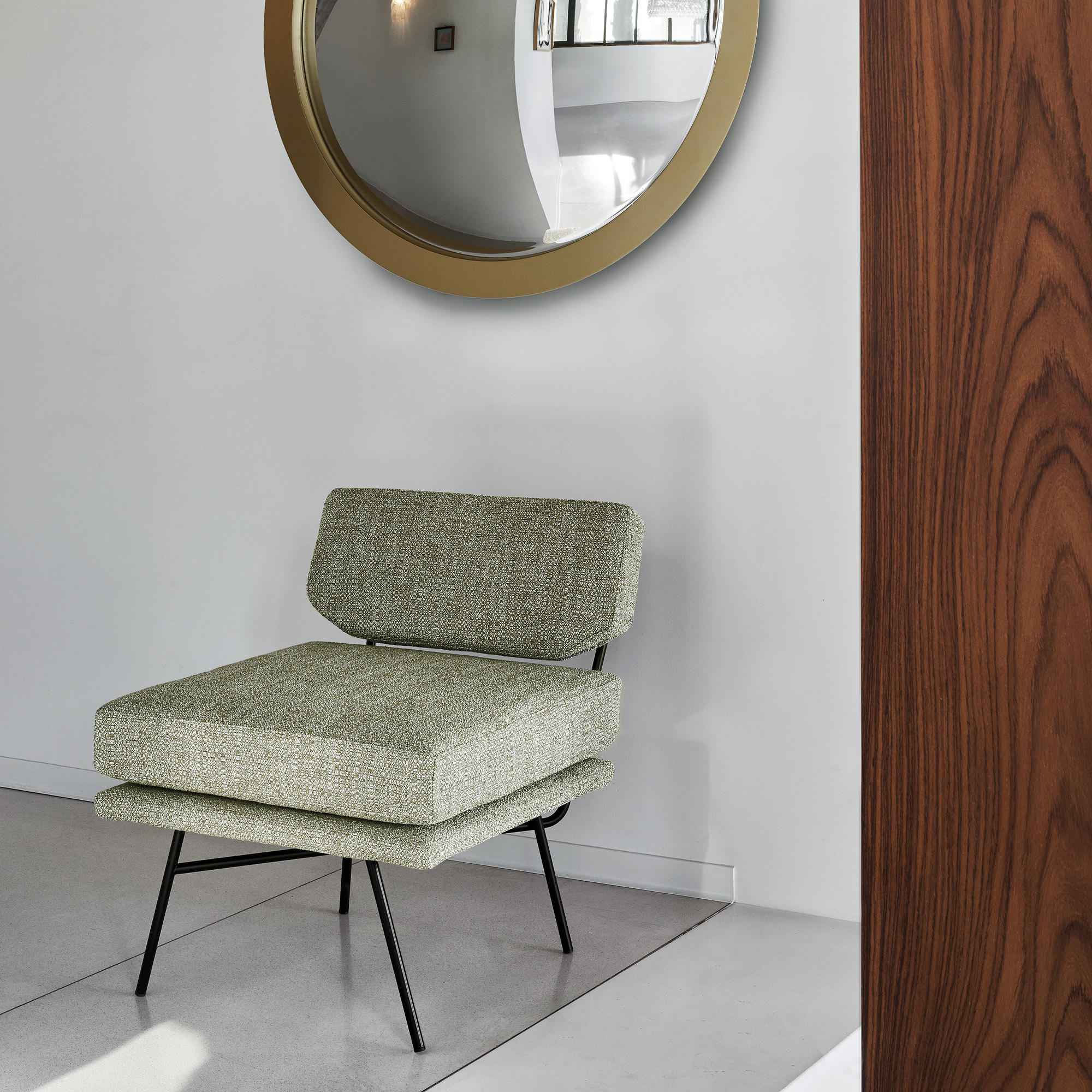 Elettra 11462 Armchair - Black/Fabric T2 (Cabas Salepepe 99)-2
