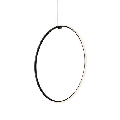 Arrangements Round Medium Pendant Lamp - Matte Black
