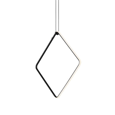 Arrangements Square Large Pendant Lamp - Matte Black