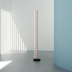 Array F01 Floor Lamp - Black/White/Pink
