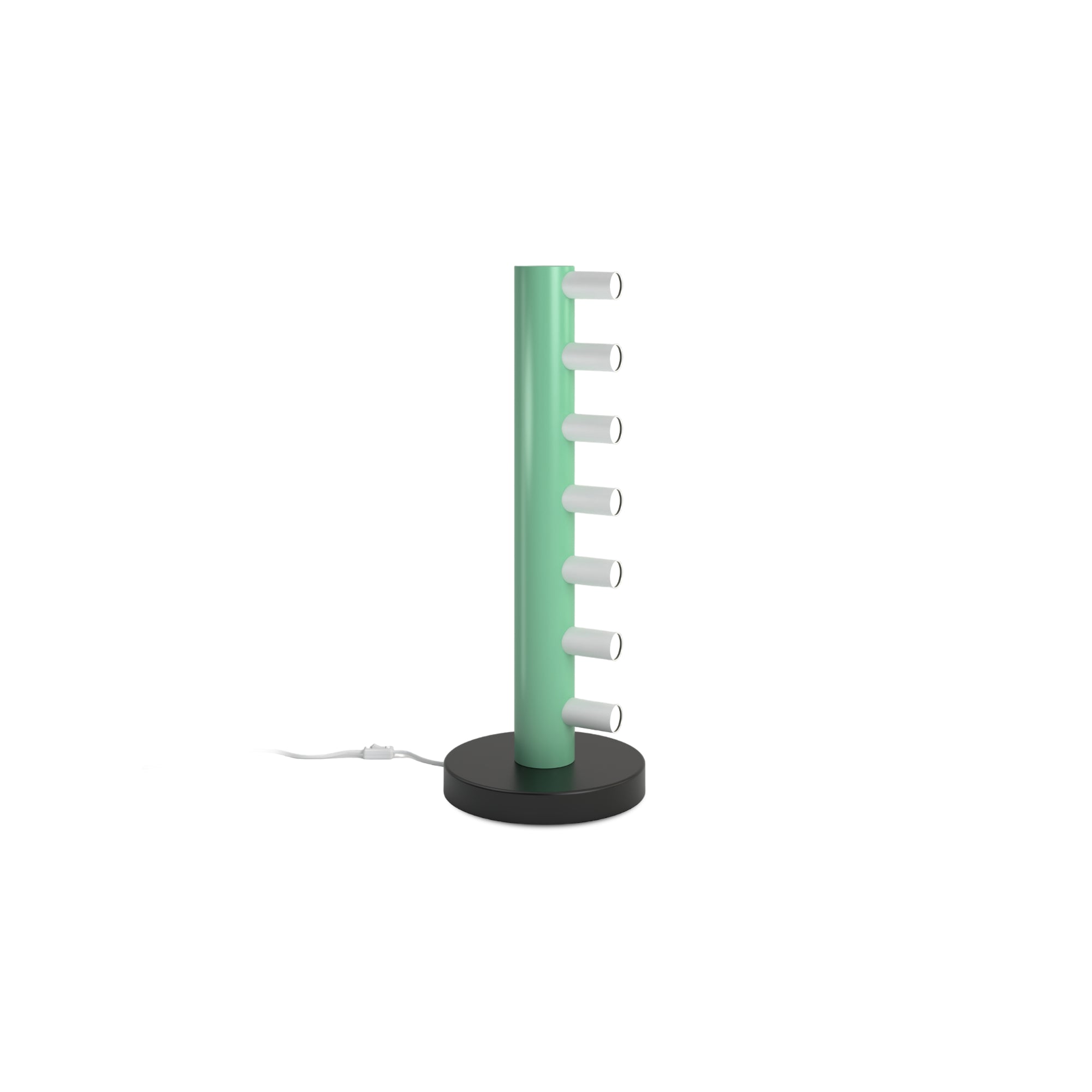 Array D01 Table Lamp - Black/White/Light Green