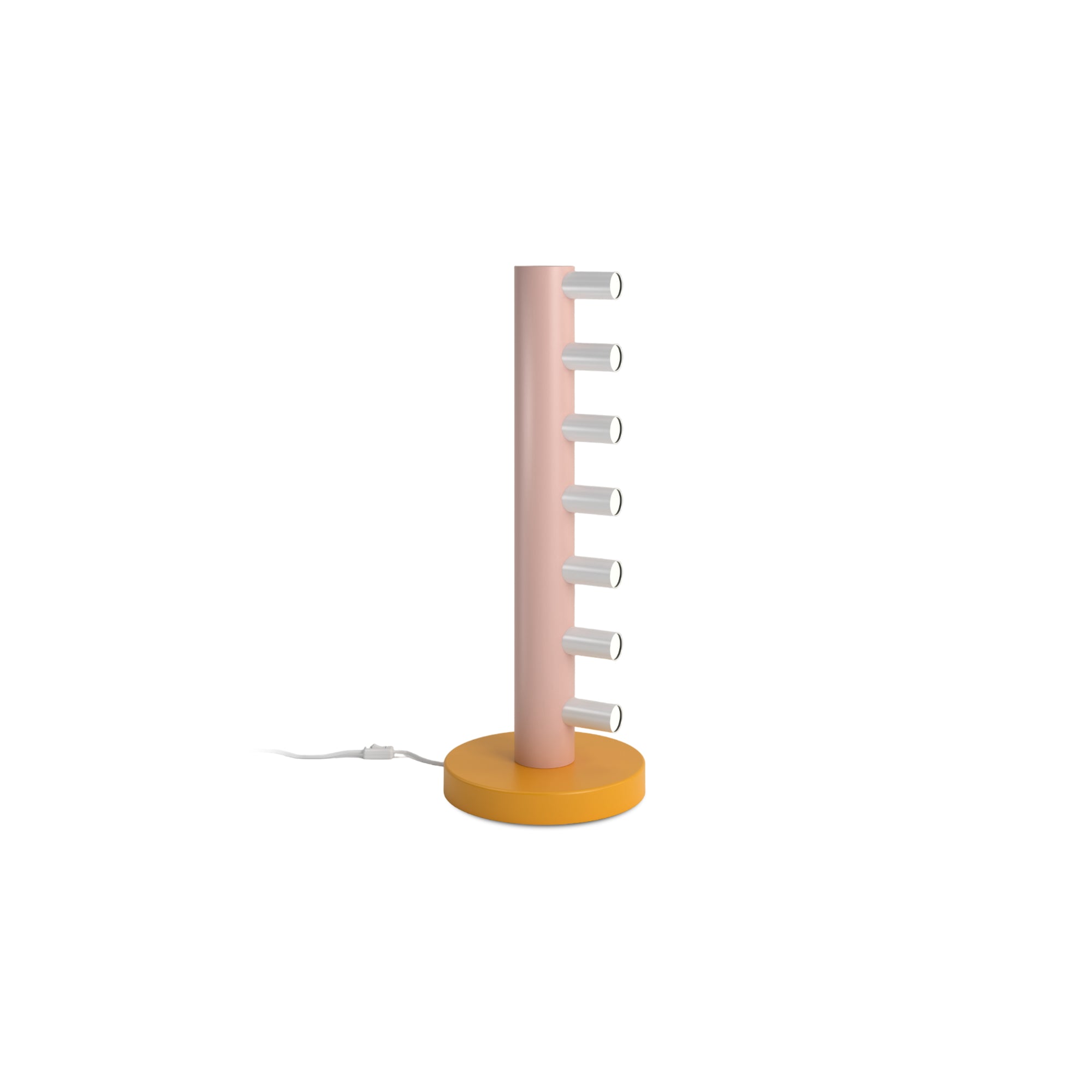 Array D01 Table Lamp - White/Orange Yellow/Pink