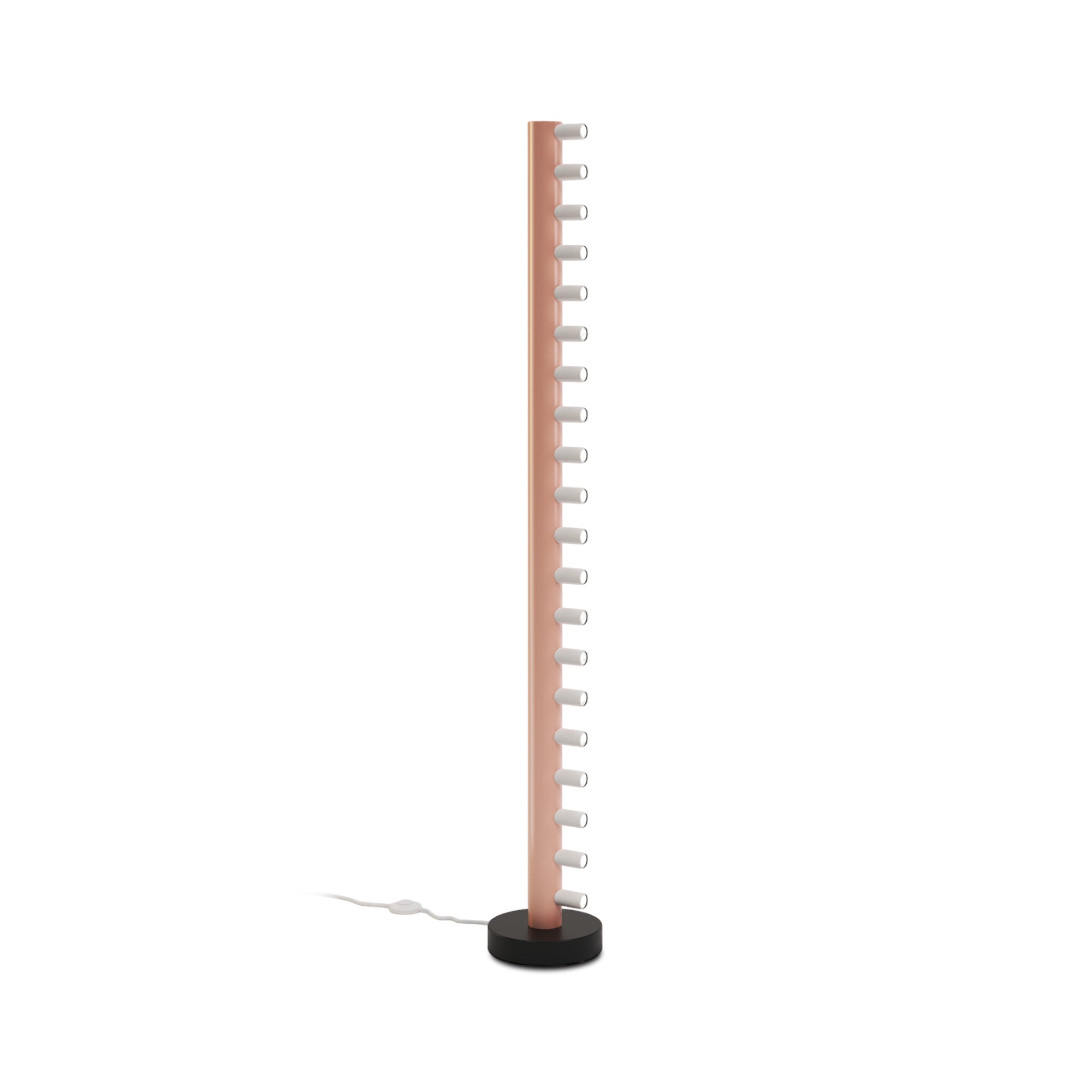 Array F01 Floor Lamp - Black/White/Pink