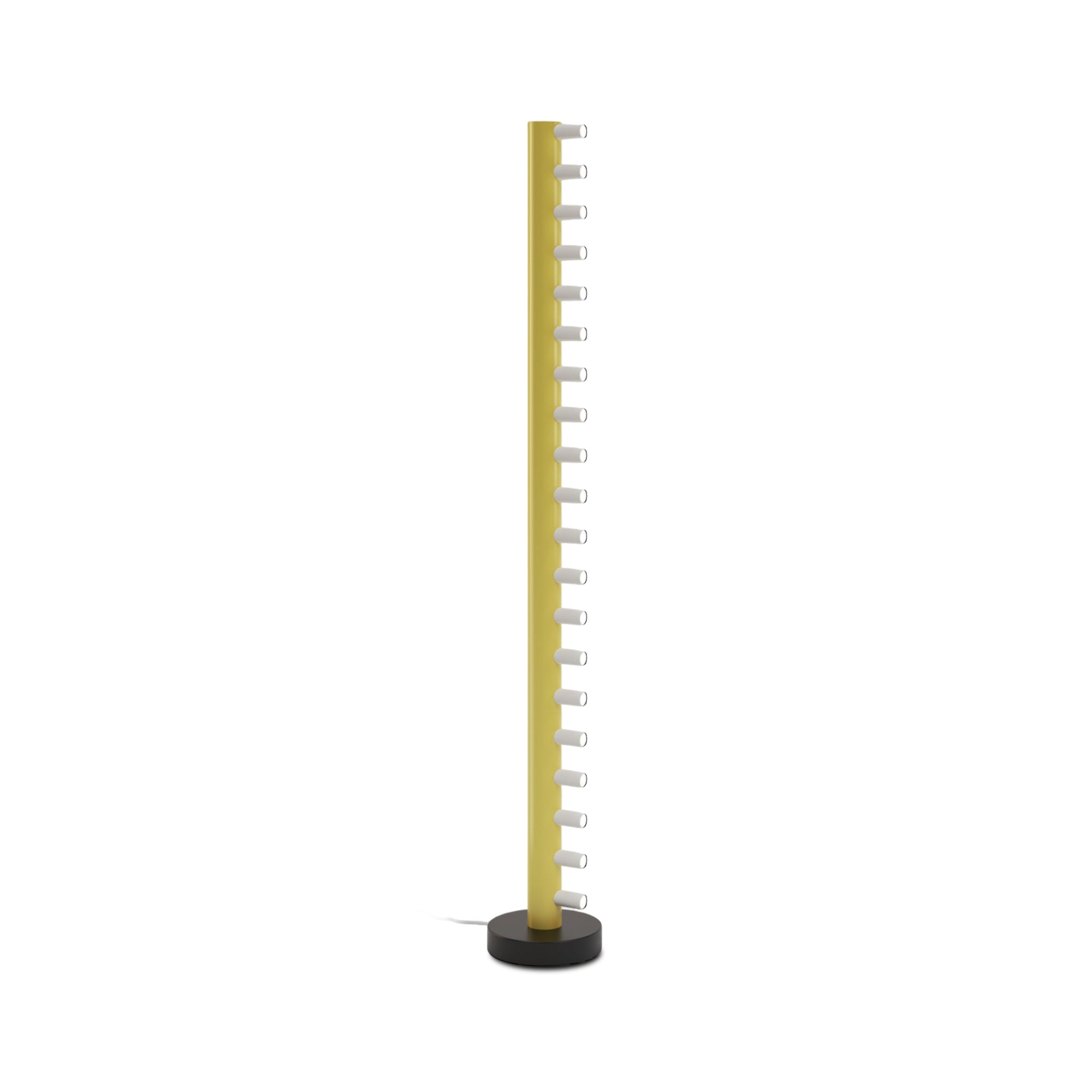 Array F01 Floor Lamp - Black/White/Yellow