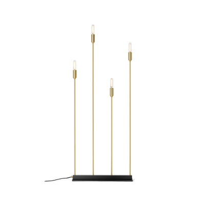 Astoria Floor Lamp – 50x121.5 / Brass/Mat Black
