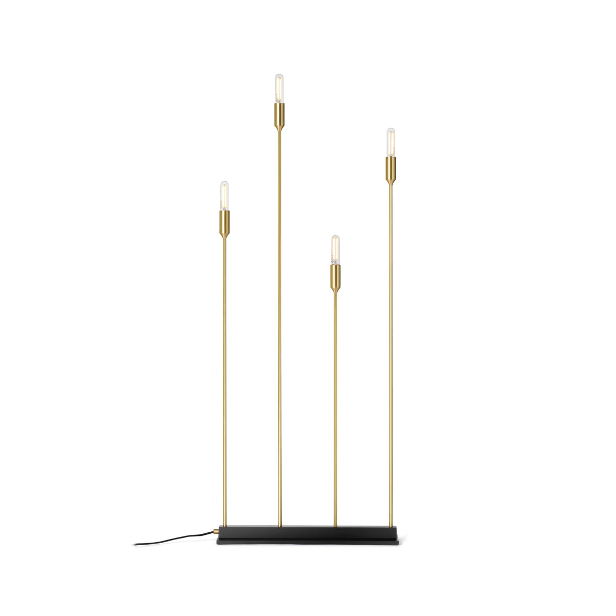 Astoria Floor Lamp – 50x121.5 / Brass/Mat Black-1