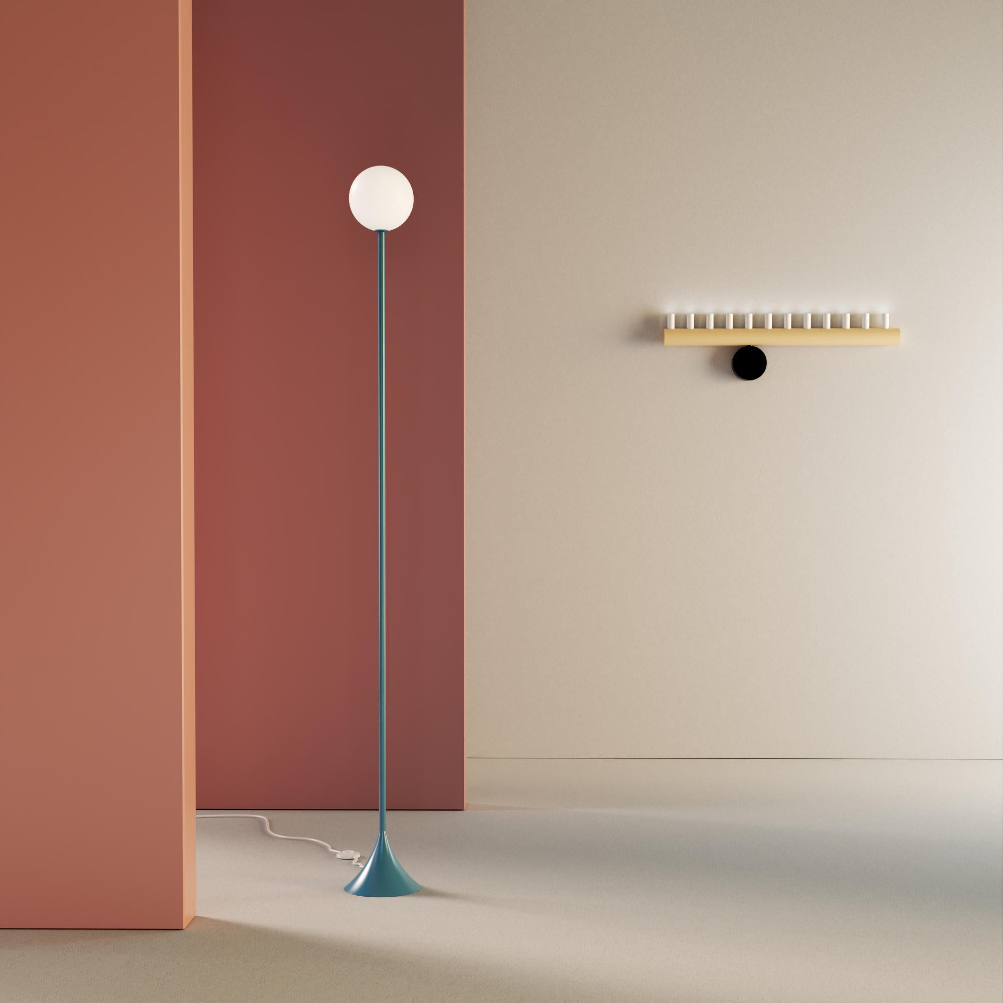 Asymptote F01 Floor Lamp - Blue-3