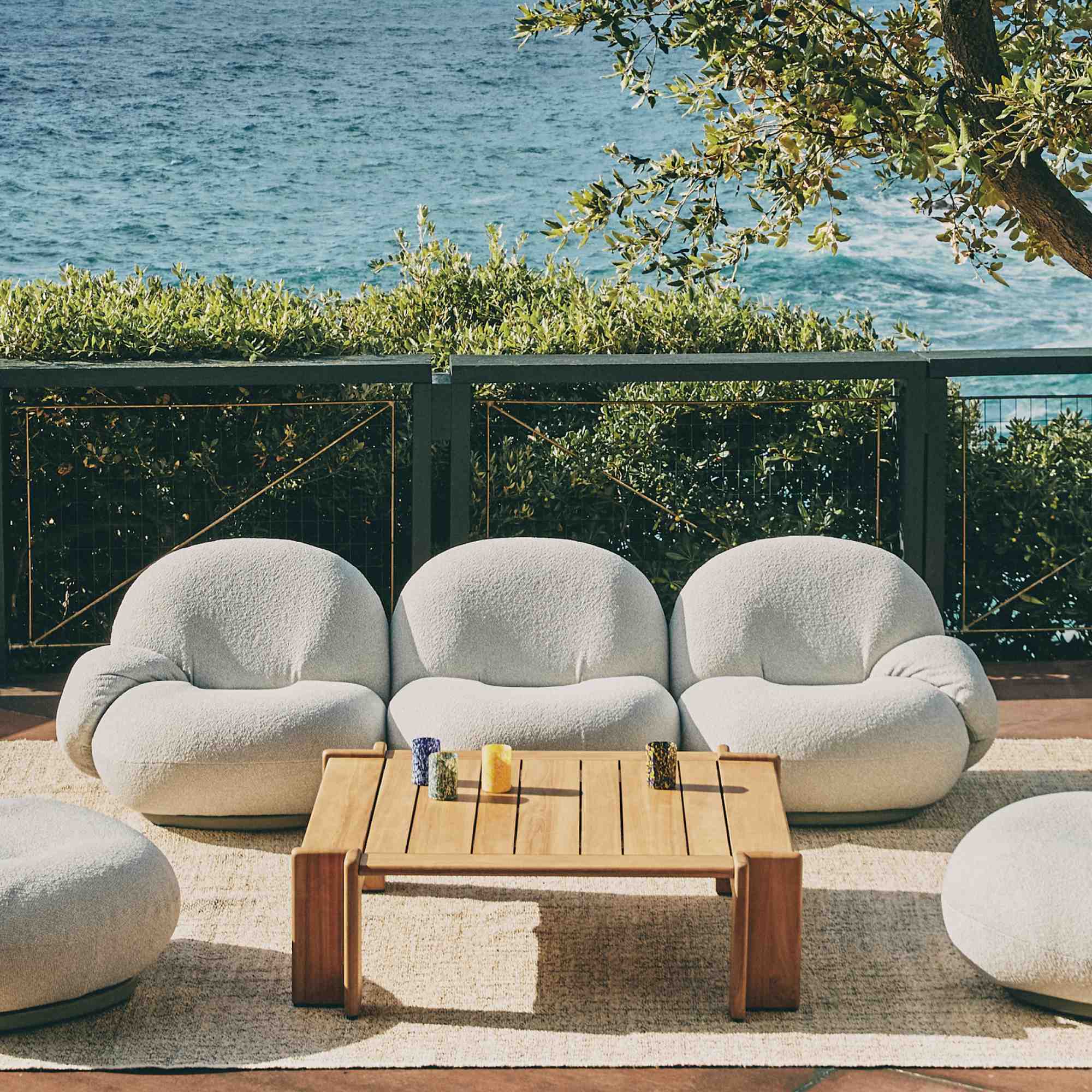 Atmosfera 42721 Outdoor Coffee Table - Natural Teak-4