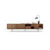 Aura 35 TV Unit - Walnut/Indian/Stone