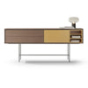 Aura 54 Console - Walnut/Ochre