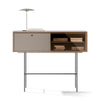 Aura 60 Console - Walnut/Vison/Fume Glass