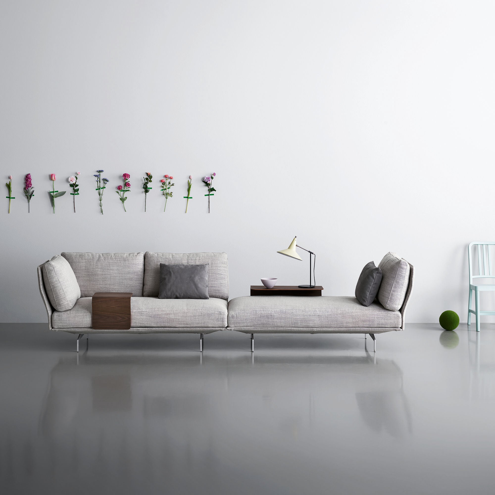 Avant-Apres Composition Sofa - Fabric Extra (Maori 36 Grey)