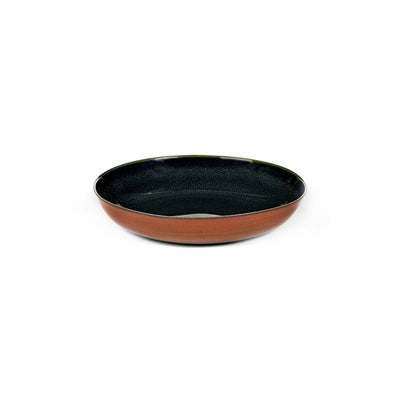 Terres De Reves Plate - Small/Dark Blue/Rust
