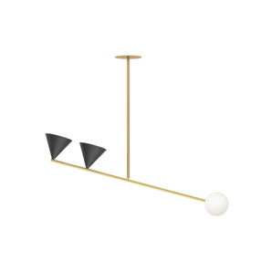 Balancing Variation P02 Pendant Lamp - Brass