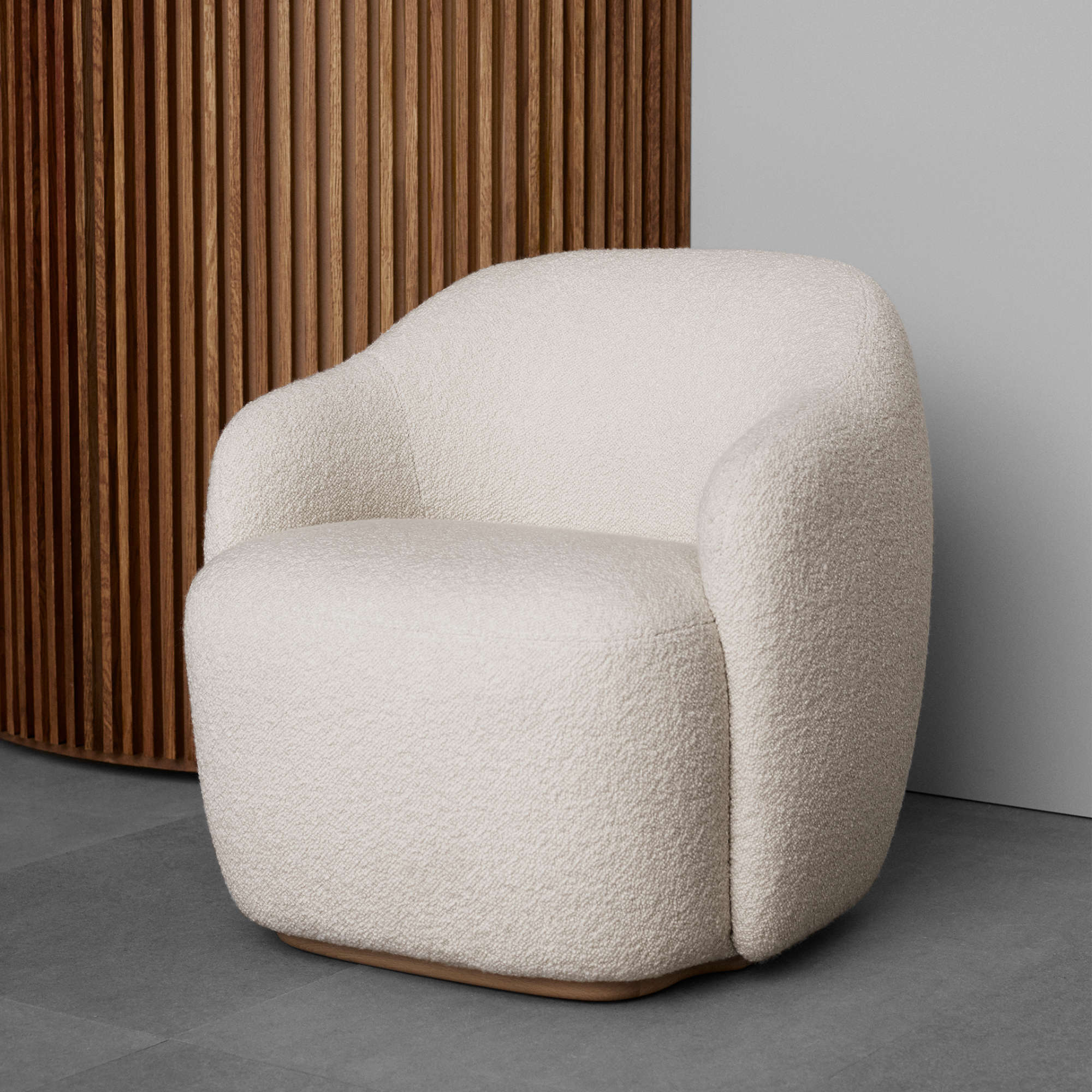 Barba Club Swivel Armchair - Fabric E (Barnum Lana 24)-4