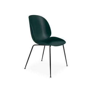 Beetle 10024214 Dining Chair - Black Matt / Dark Green