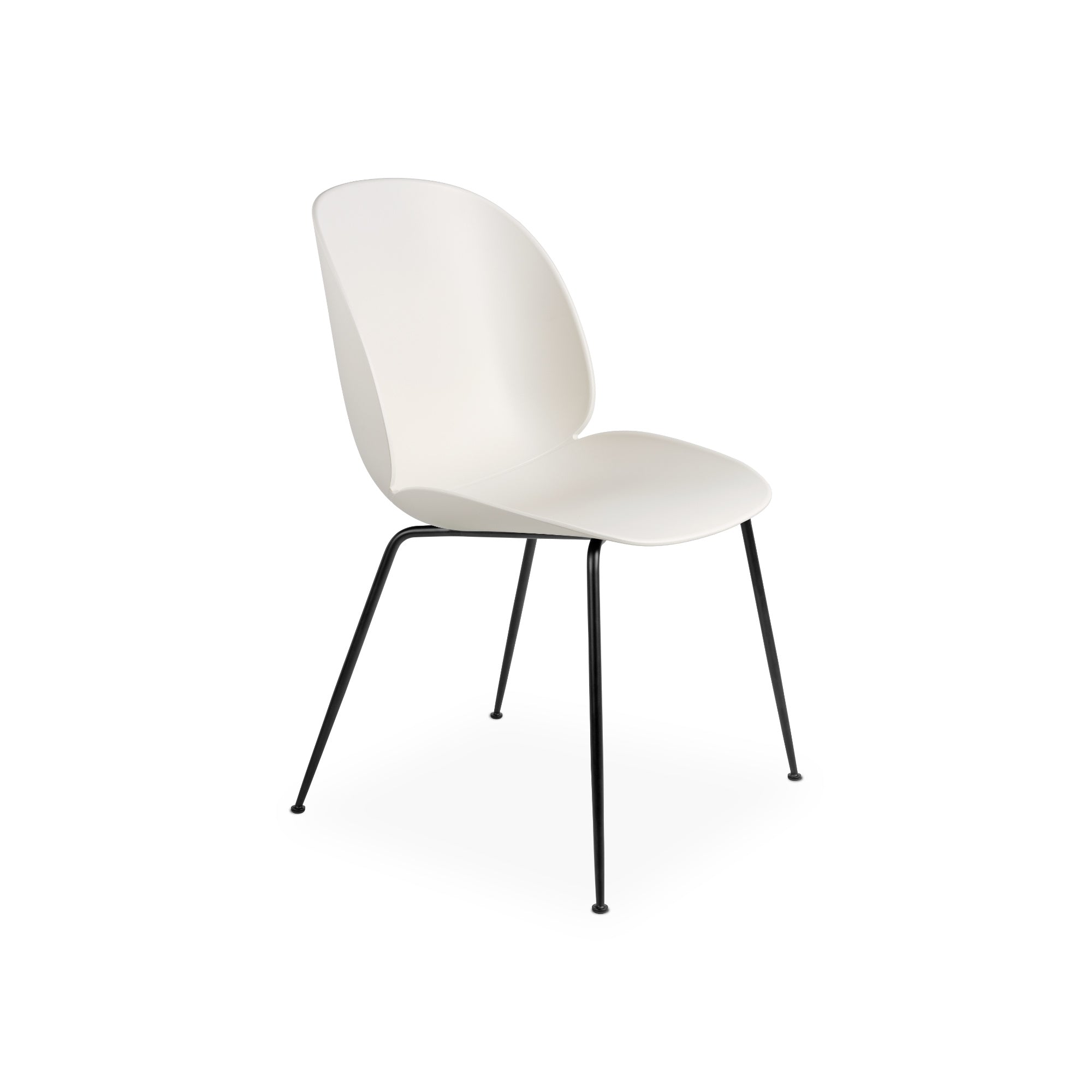 Beetle 10064350 Dining Chair - Black Matt / Alabaster White-1
