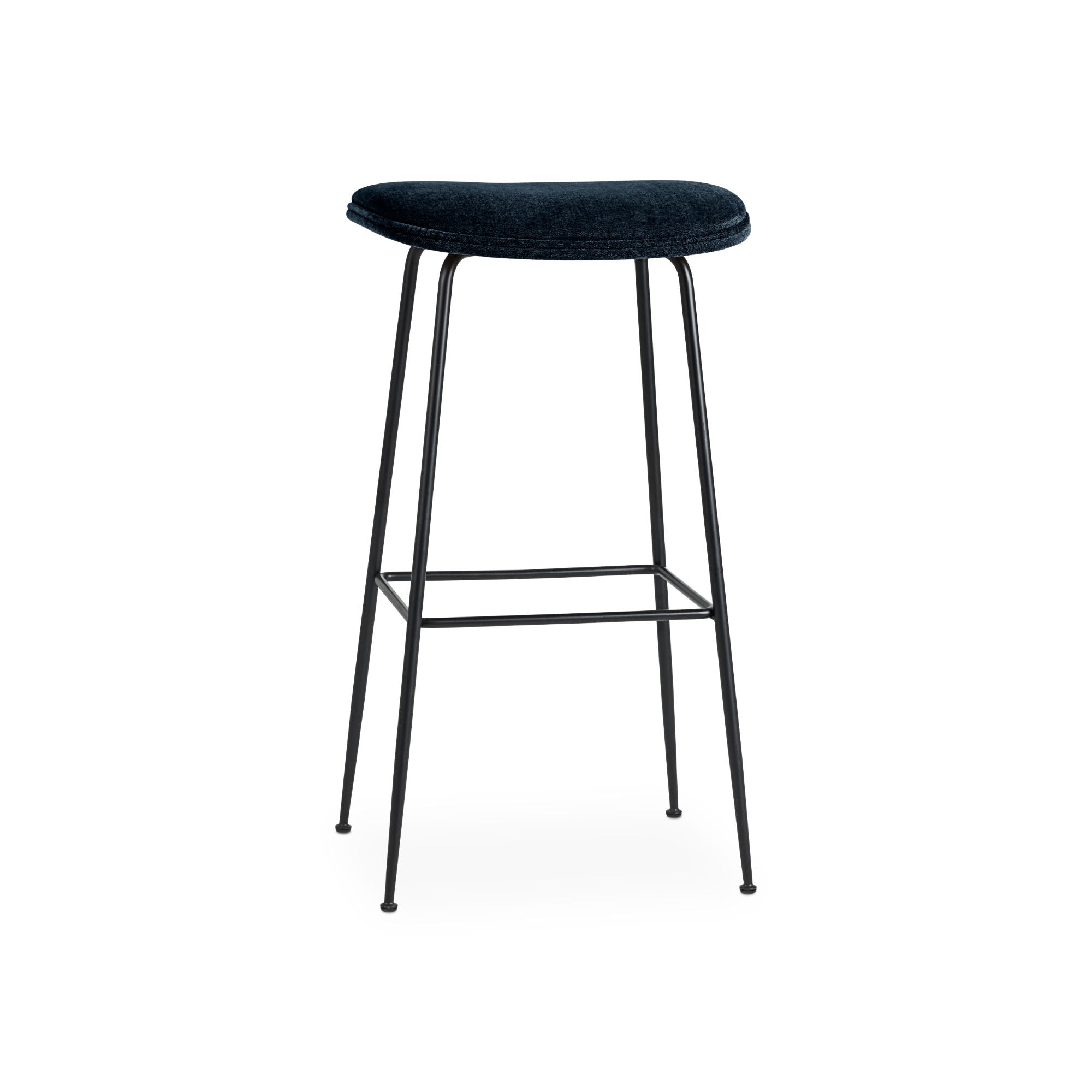 Beetle 10226 Barstool - Black Matt / Fabric C (Belsuede Special FR 016)-1