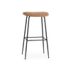 Beetle 10226 Barstool - Black Matt / Fabric C (Belsuede Special FR 132)