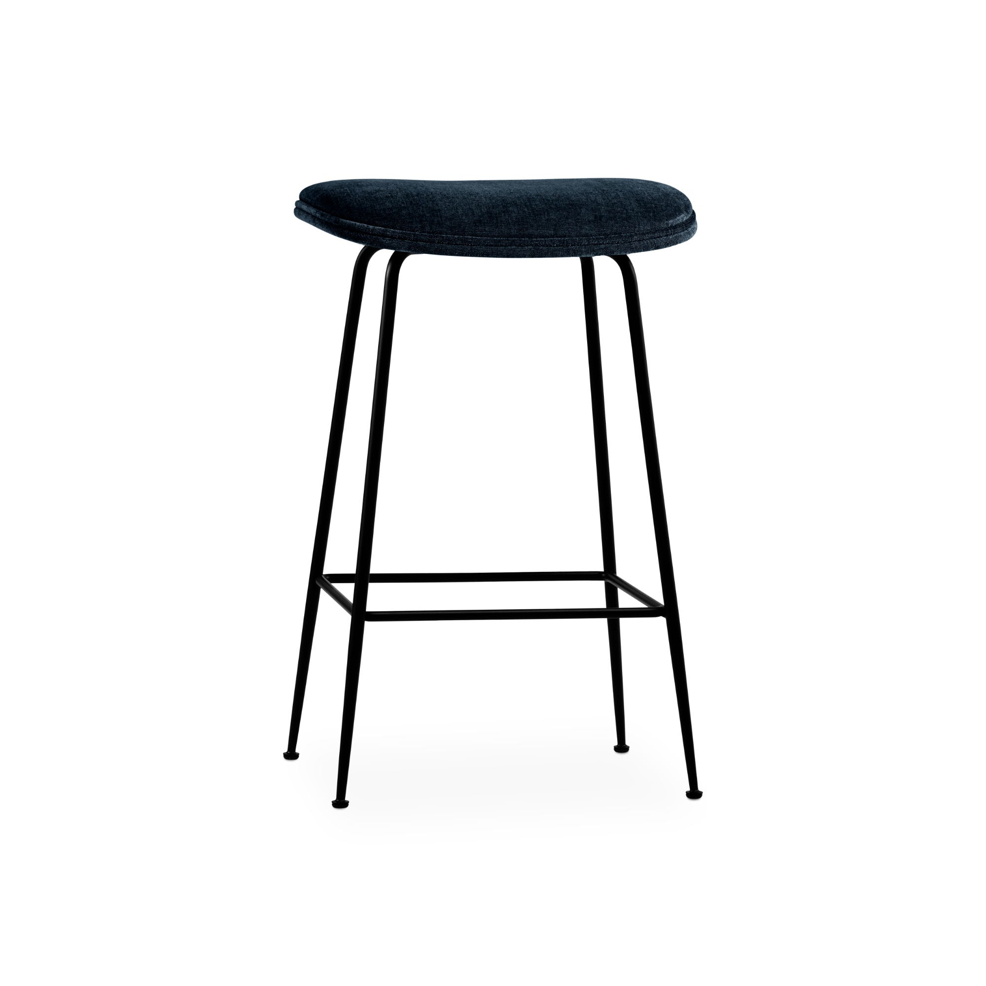 Beetle 10239 Counter Stool - Black Matt / Fabric C (Belsuede Special FR 016)-1