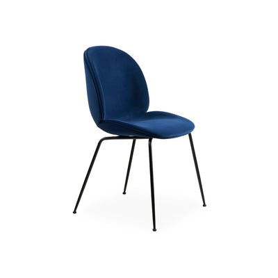 Beetle 10249 Dining Chair - Black Chrome / Velvet B (Sunday 003)