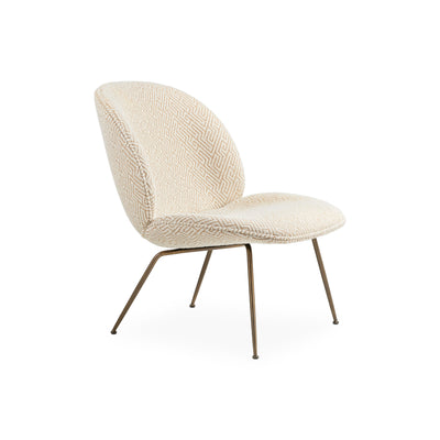Beetle 10271 Lounge Chair - Antique Brass / Fabric B (Dora Boucle 0002)