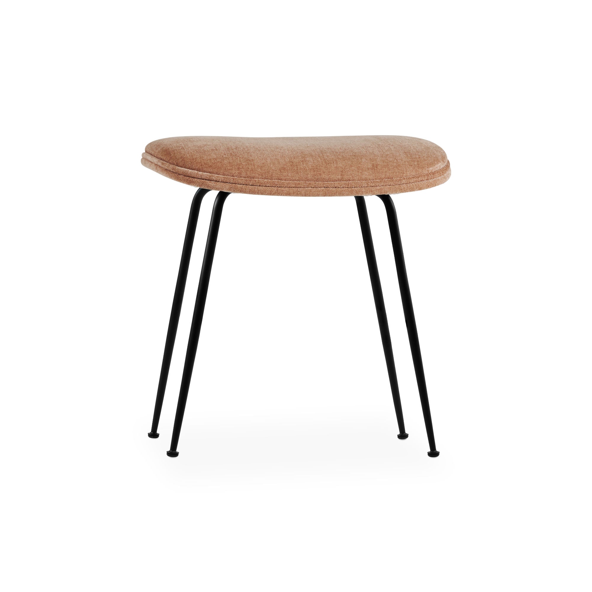 Beetle 10305 Stool - Black Matt / Fabric C (Belsuede Special FR 132)-1