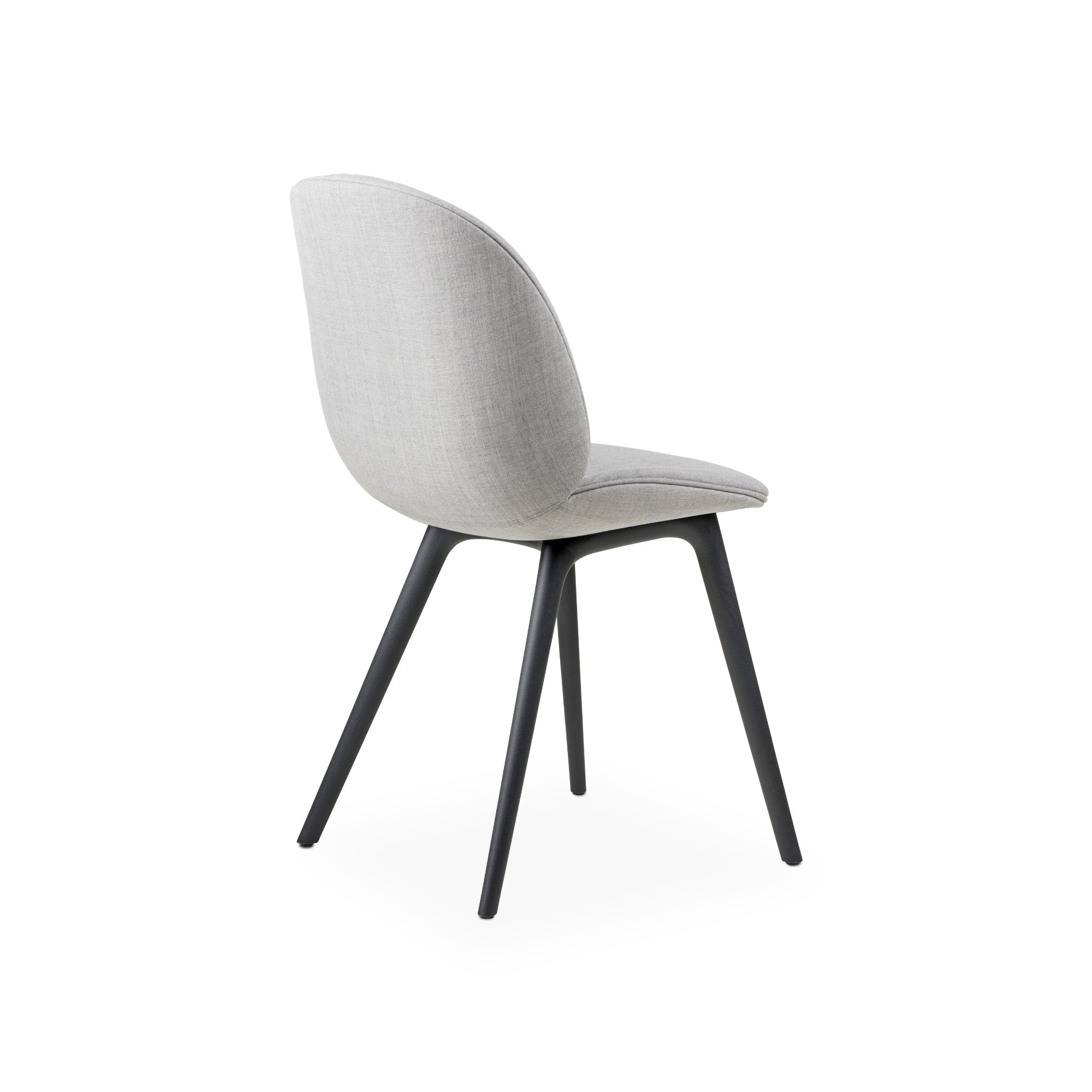 Beetle 30075 Dining Chair - Black / Fabric B (Remix 3 123)-2