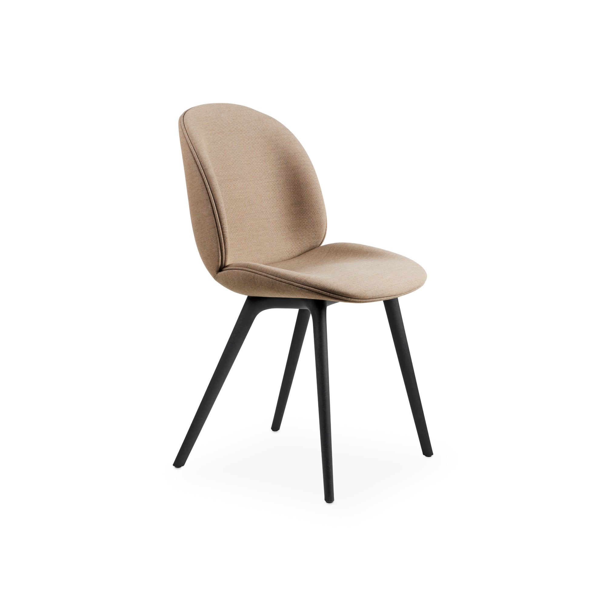 Beetle 30075 Dining Chair - Black / Fabric B (Remix 3 233)-1
