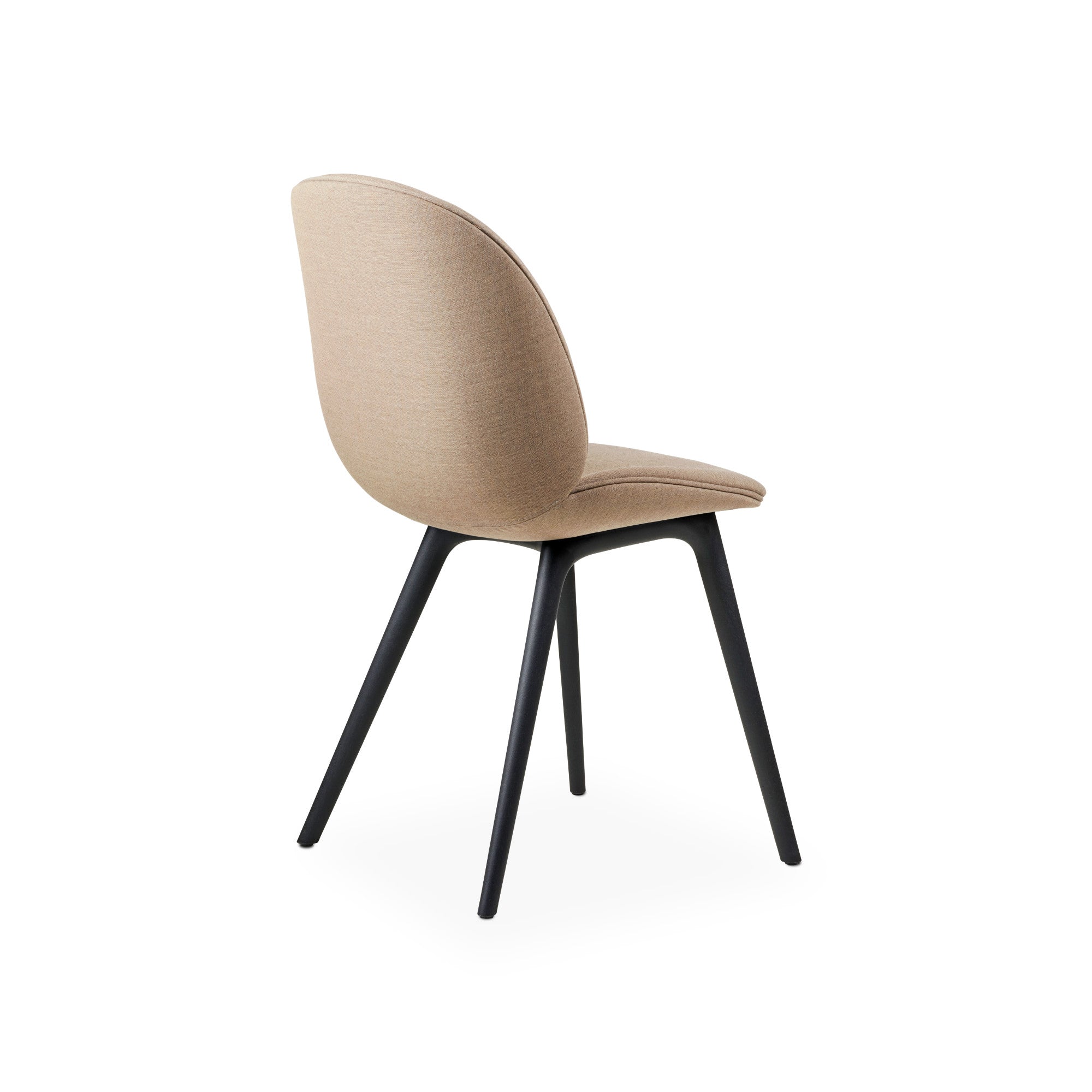 Beetle 30075 Dining Chair - Black / Fabric B (Remix 3 233)-2