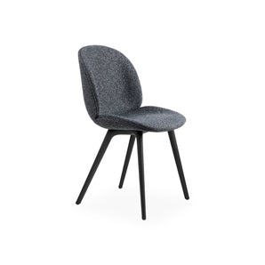 Beetle 30075 Dining Chair - Black / Fabric C (Around Boucle 023)