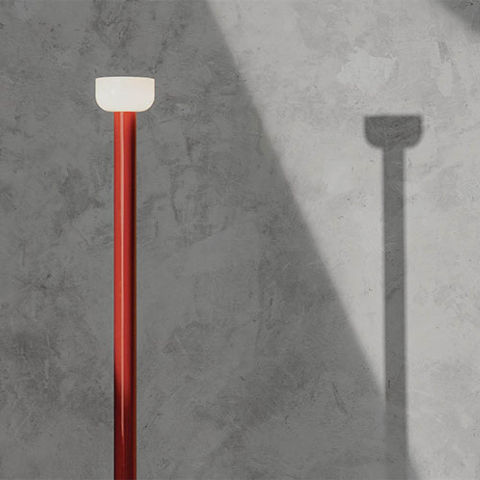 Bellhop Floor Lamp - Brick Red