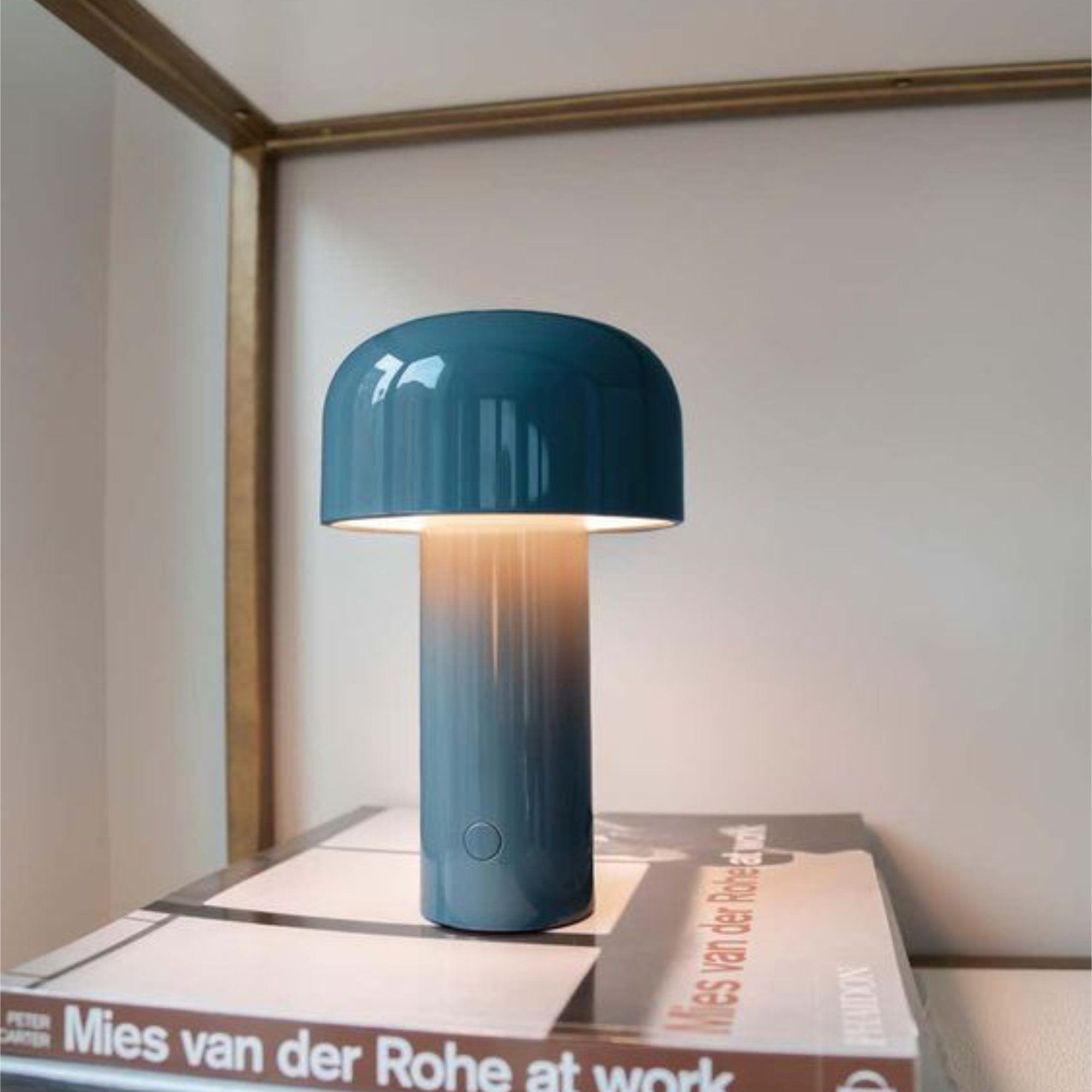 Bellhop Portable Table Lamp - Grey Blue-2