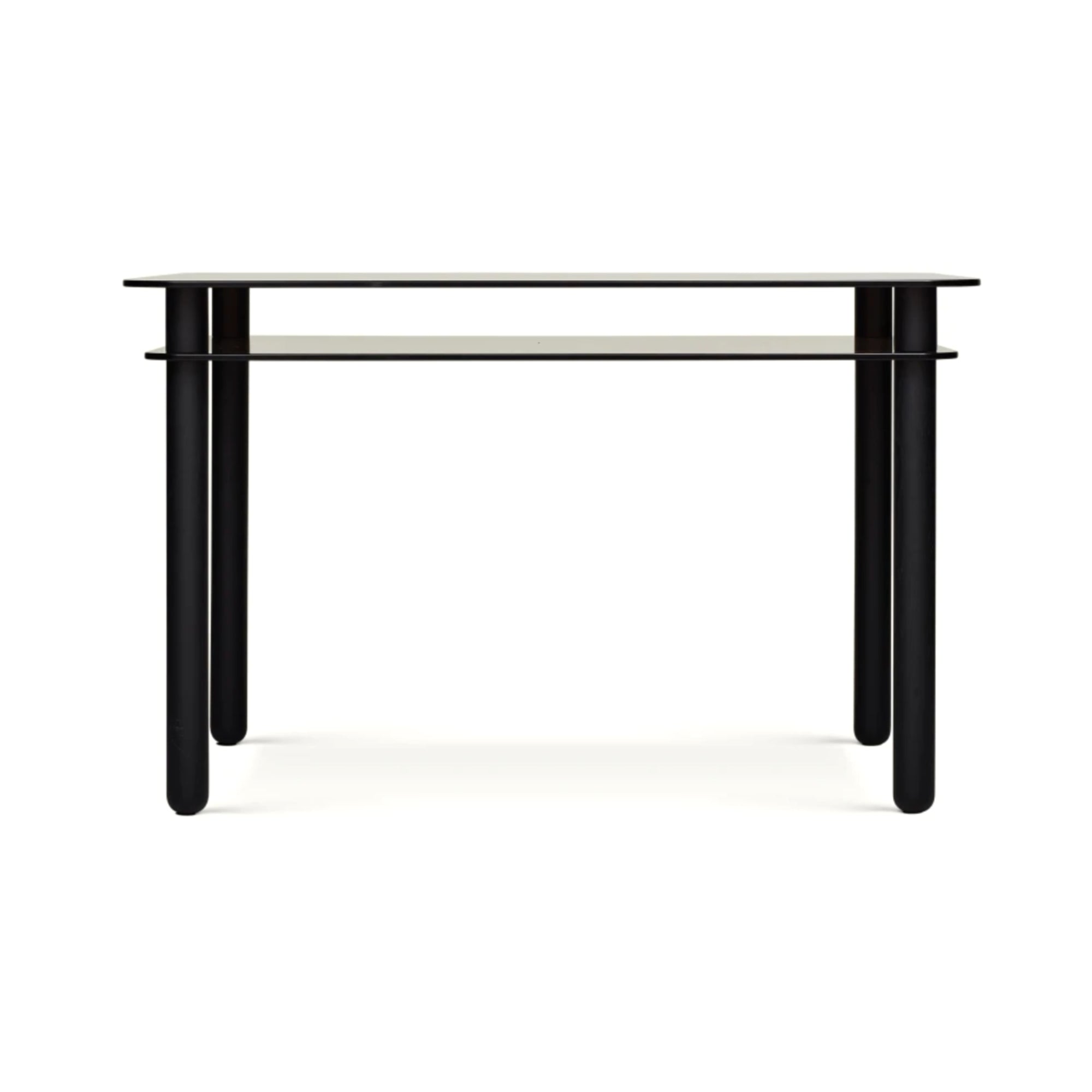 Big Sur Desk - Anthracite Glass