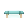 Big Sur Large Low Coffee Table - Green Glass