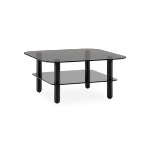 Big Sur High Coffee Table - Anthracite Glass