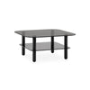 Big Sur High Coffee Table - Anthracite Glass