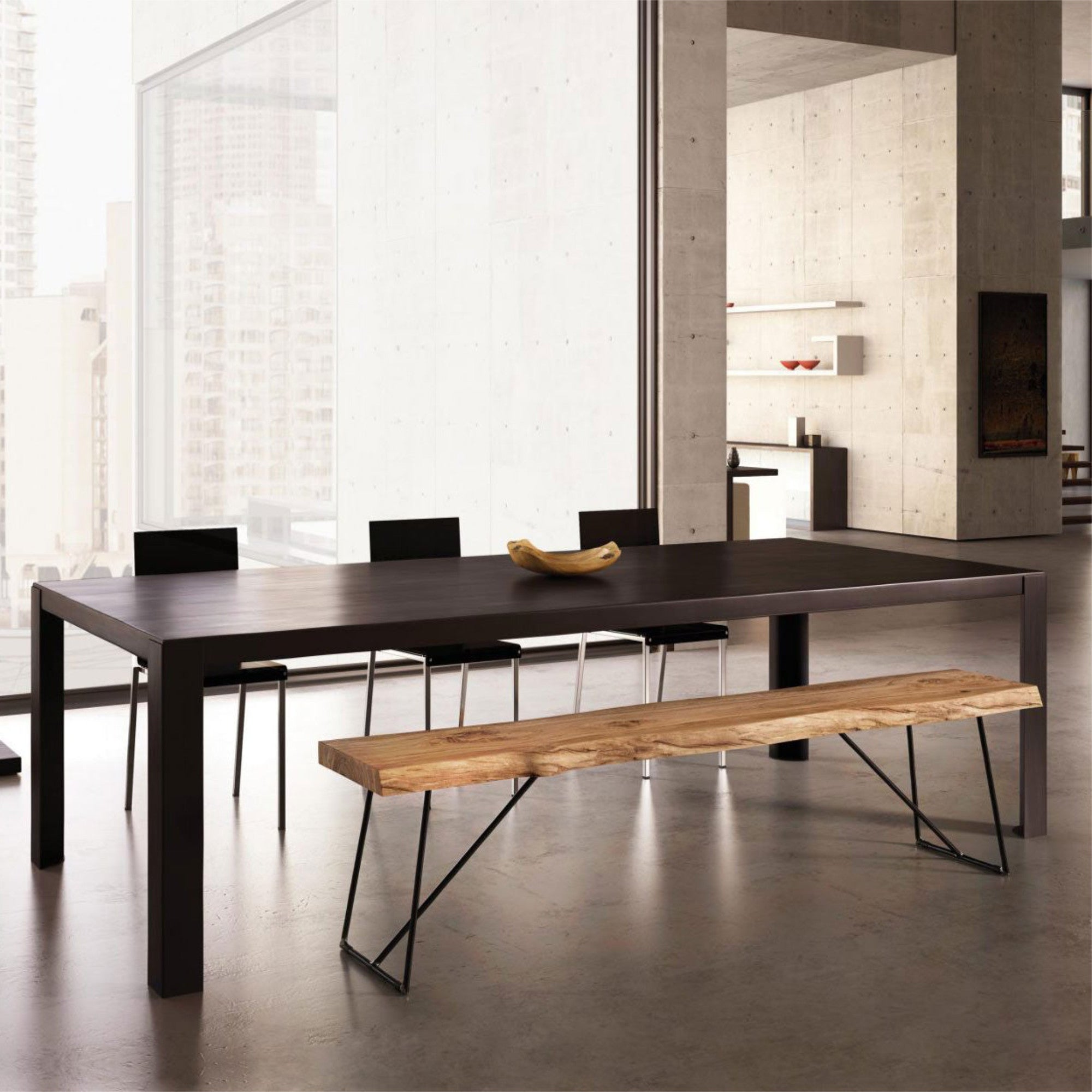 Big Irony 961 Dining Table - Black