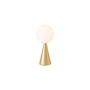 Bilia Mini Table Lamp - Brass/White