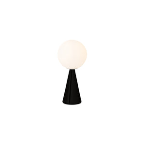 مصباح طاولة صغير من بيليا - أسود لامع