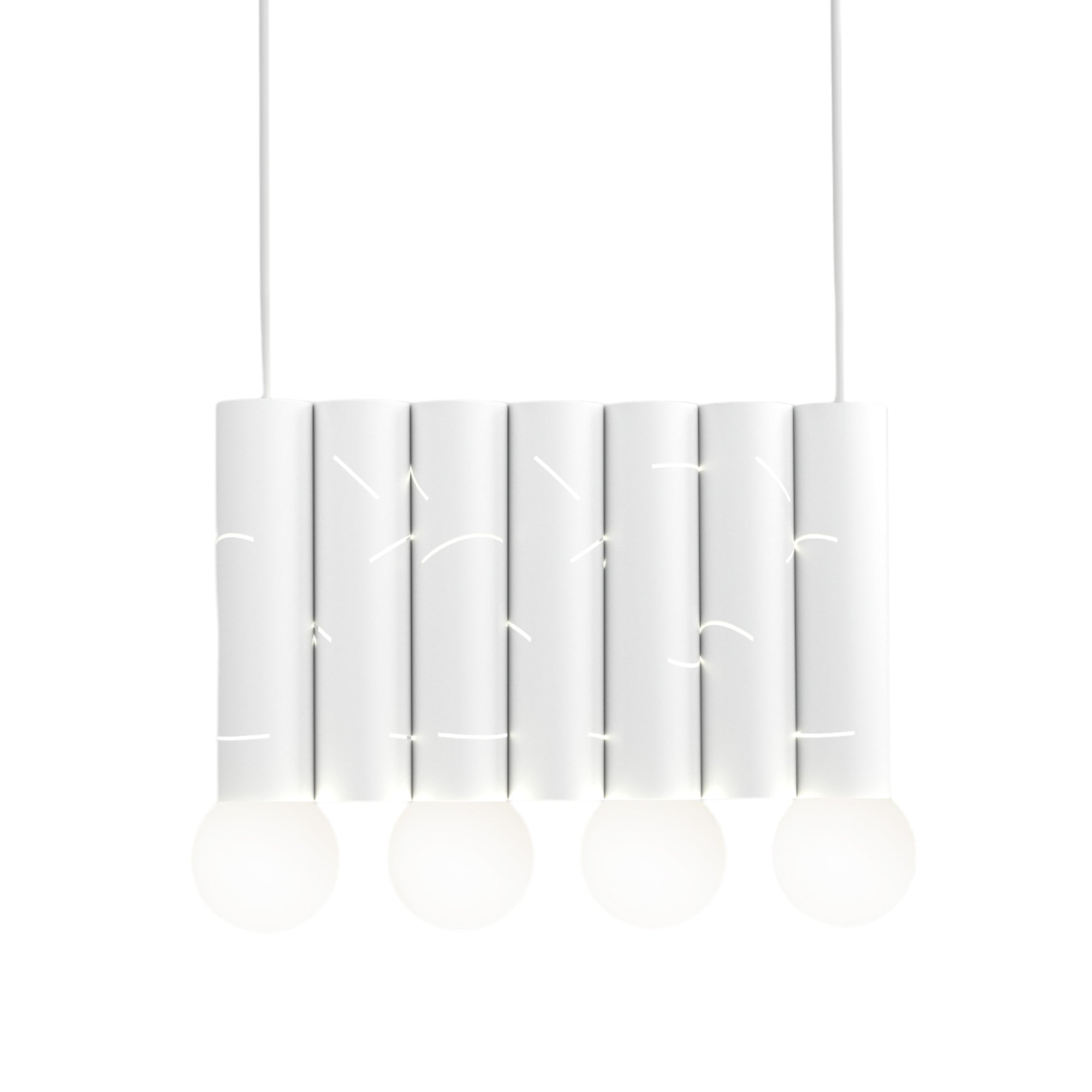 مصباح معلق بيرش P04 - أبيض