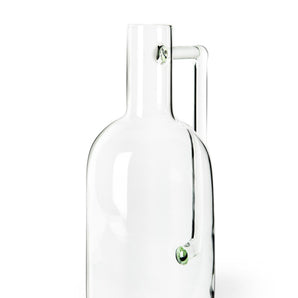 زجاجة بوكيا - كبير - زجاج شفاف