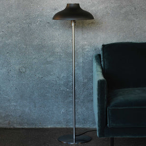 Bolero Medium Floor Lamp - Black/Brass