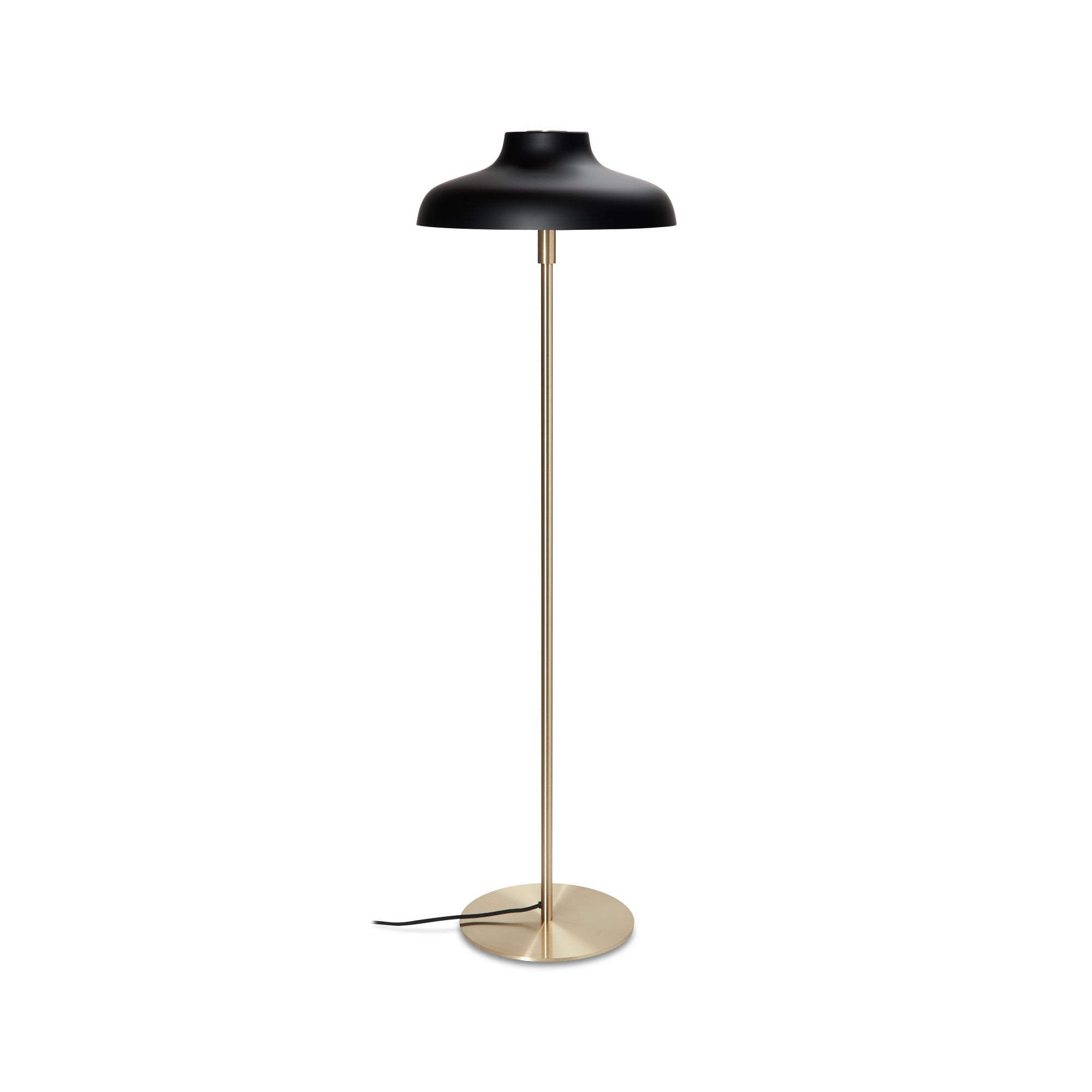 Bolero Medium Floor Lamp - Black/Brass